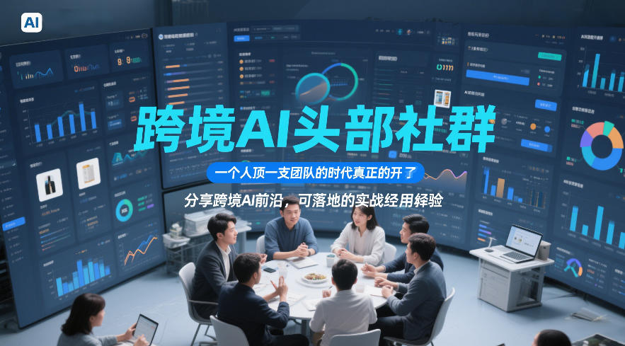 跨境AI头部社群，一个人顶一支团队的时代真正的开始了，分享跨境AI前沿，可落地的实战经验（更新5月11日）-靠谱项目库