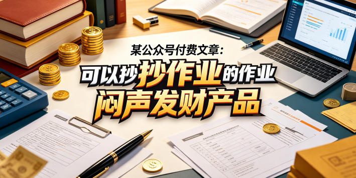 某公众号付费文章：可以抄作业的闷声发财产品-靠谱项目库