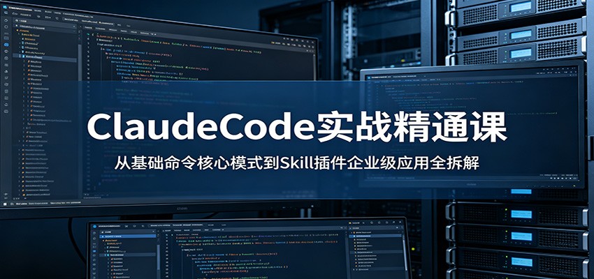 ClaudeCode实战精通课：从基础命令核心模式到Skill插件企业级应用全拆解-靠谱项目库