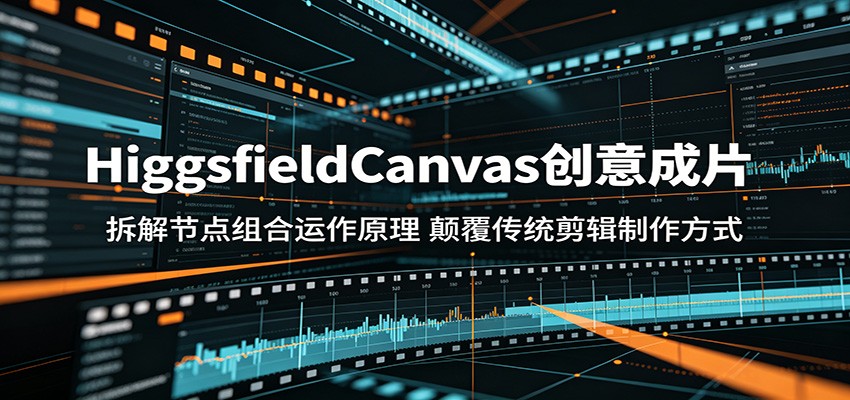HiggsfieldCanvas创意成片：拆解节点组合运作原理，颠覆传统剪辑制作方式-靠谱项目库