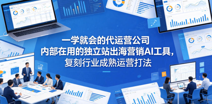 一学就会的代运营公司内部在用的独立站出海营销AI工具，复刻行业成熟运营打法-靠谱项目库