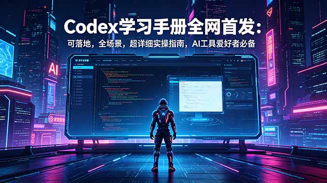 (18871期)Codex学习手册全网首发:可落地,全场景,超详细实操指南,AI工具爱好者必备-靠谱项目库