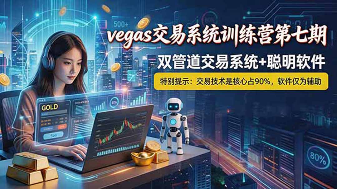 （18770期）【海外美金AI搬砖】Vegas交易技术+聪明软件， 黄金期货日赚50-1000U， 长期稳定，小白轻松上手-靠谱项目库