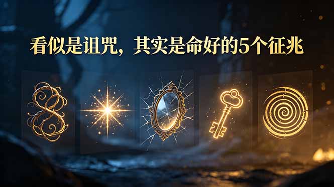 （19089期）付费文章：看似是诅咒，其实是命好的5个征兆-靠谱项目库
