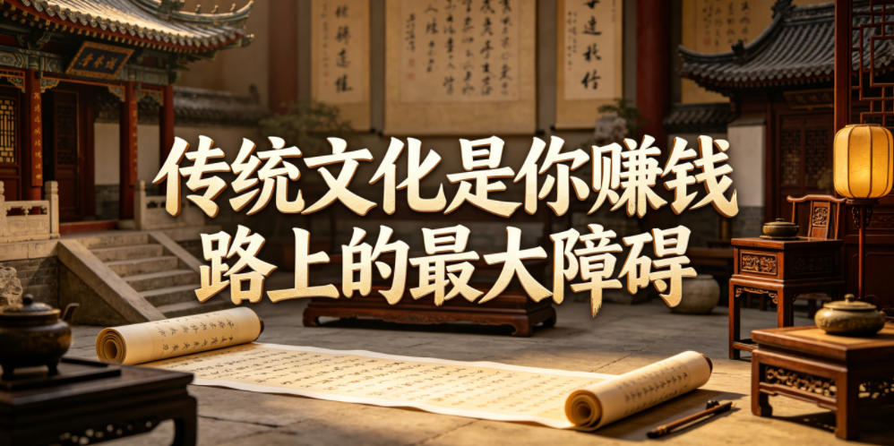 付费文章：传统文化是你賺钱路上的最大障碍-靠谱项目库