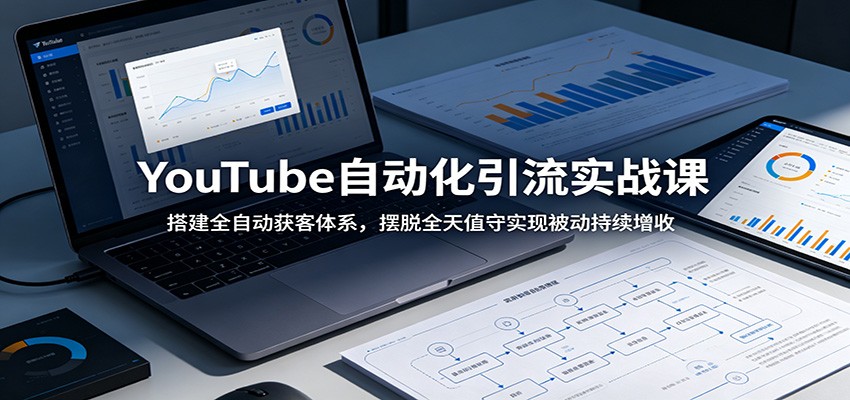 YouTube自动化引流实战课:搭建全自动获客体系,摆脱全天值守实现被动持续增收-靠谱项目库