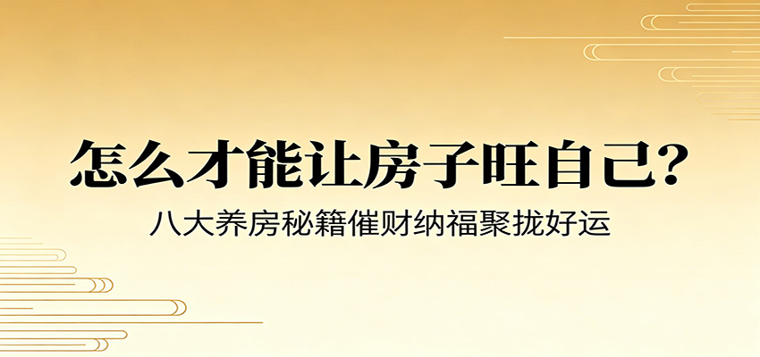 付费文章《怎么才能让房子旺自己?》八大养房秘籍催财纳福聚拢好运-靠谱项目库