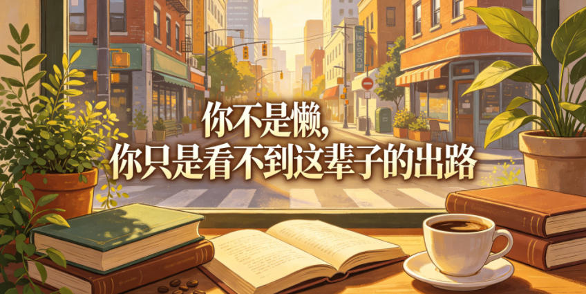 付费文章:你不是懒,你只是看不到这辈子的出路-靠谱项目库