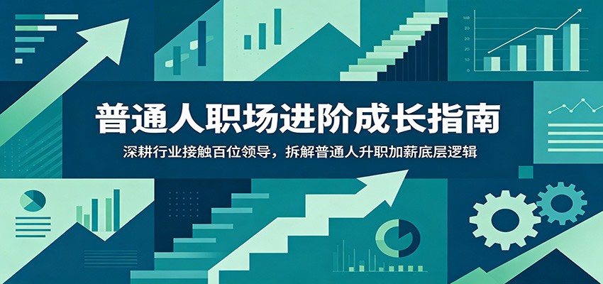 普通人职场进阶成长指南:深耕行业接触百位领导,拆解普通人升职加薪底层逻辑-靠谱项目库