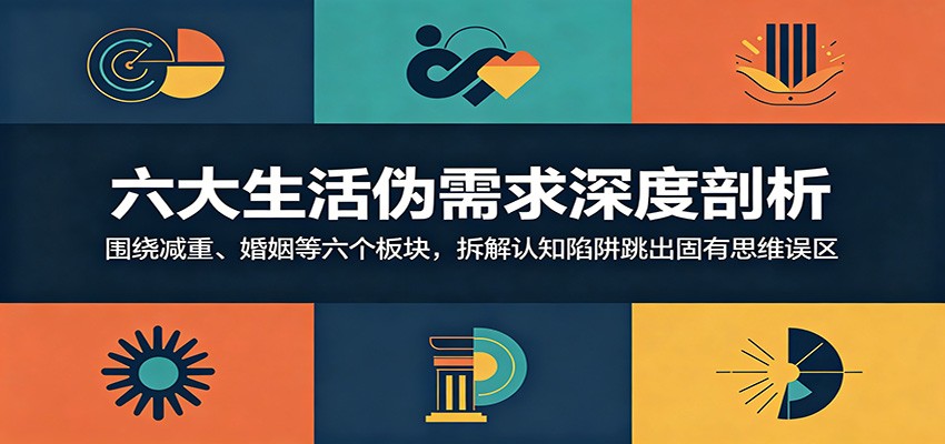 六大生活伪需求深度剖析:围绕减重、婚姻等六个板块,拆解认知陷阱跳出固有思维误区-靠谱项目库