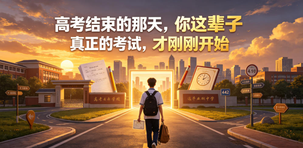 付费文章：高考结束的那天，你这辈子真正的考试，才刚刚开始-靠谱项目库