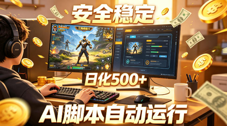 三角洲全自动挂G项目,AI脚本躺賺,日化500+,无需手动操作【揭秘】-靠谱项目库