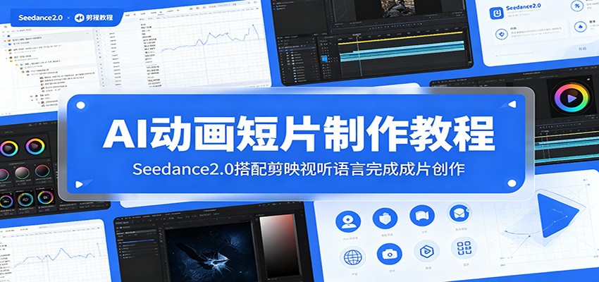 AI动画短片制作教程:Seedance2.0搭配剪映视听语言完成成片创作-靠谱项目库
