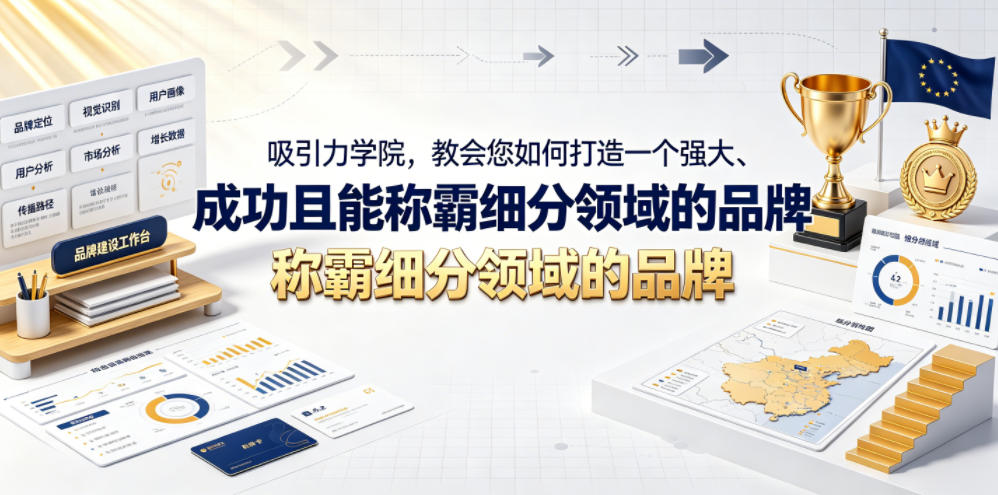 吸引力学院，教会您如何打造一个强大、成功且能称霸细分领域的品牌！【原创双语字幕】-靠谱项目库