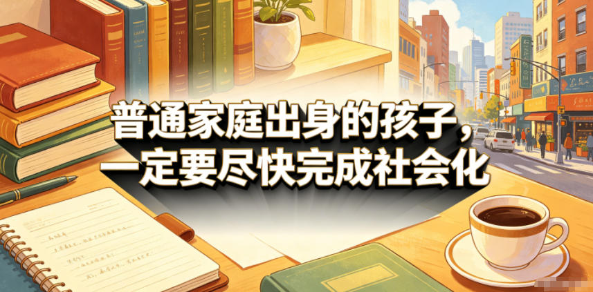 付费文章：普通家庭出身的孩子，一定要尽快完成社会化-靠谱项目库