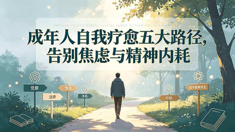 （19516期）付费文章：成年人自我疗愈五大路径，告别焦虑与精神内耗-靠谱项目库