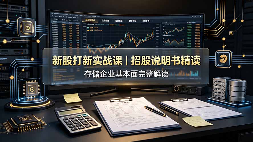 （19255期）付费文章：新股打新实战课｜招股说明书精读，存储企业基本面完整解读-靠谱项目库