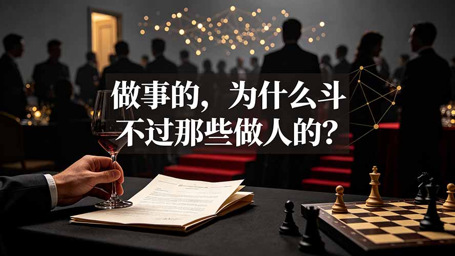 （19414期）付费文章：做事的，为什么斗不过那些做人的？-靠谱项目库