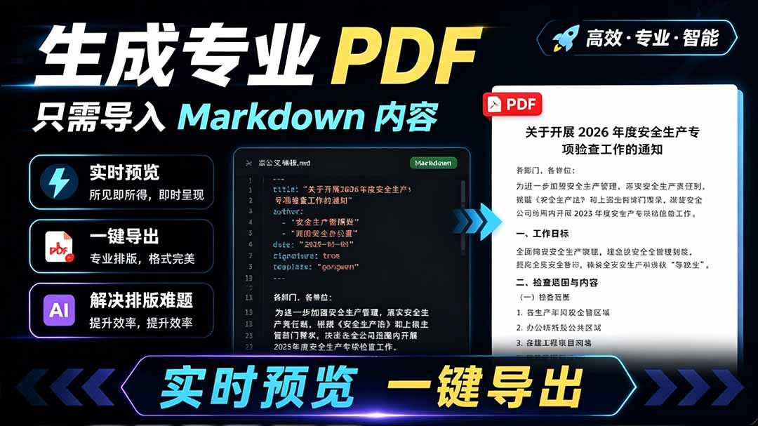（19224期）只需导入 Markdown 内容，实时预览一键导出专业 PDF！轻松解决AI生成内容排版问题 Presto-靠谱项目库