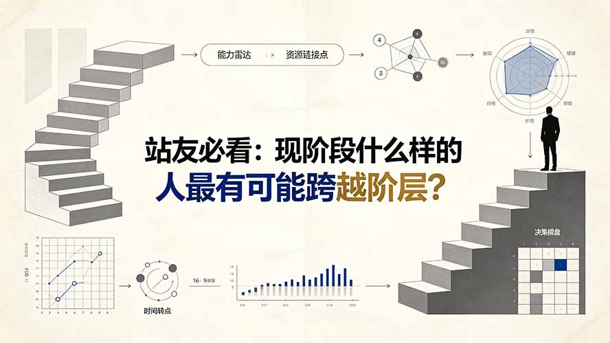 （19475期）付费文章：站友必看：现阶段什么样的人最有可能跨越阶层?-靠谱项目库