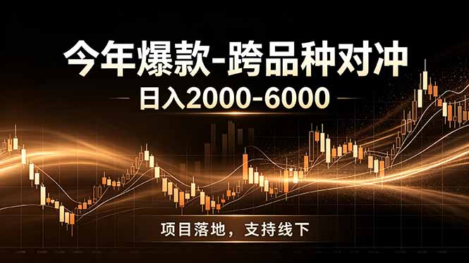 (19179期)全新跨品种对冲模式上线!日稳定盈利 2000-6000,合规长久可批量放大-靠谱项目库