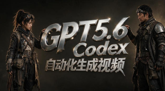 GPT5.6+Codex自动化生成视频全流程实战，从提示词设计、角色设定、封面海报，到视频生成思路与自动化工作流-靠谱项目库