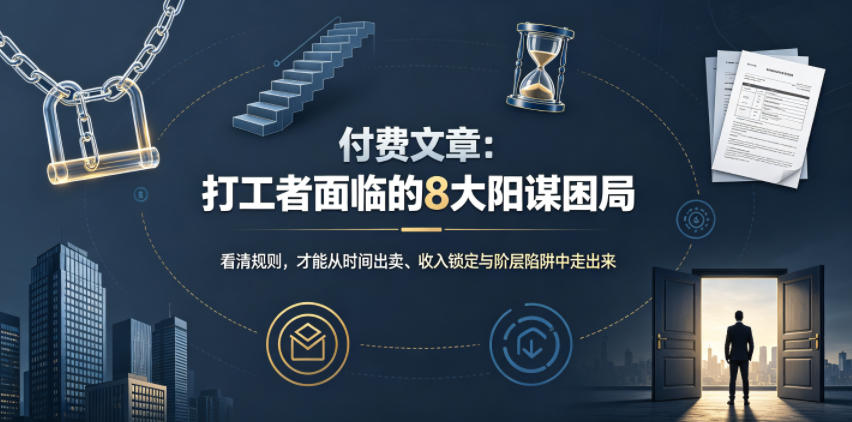 付费文章：打工者面临的8大阳谋困局-靠谱项目库