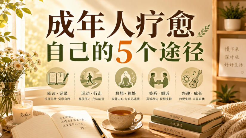 付费文章：成年人疗愈自己的5个途径-靠谱项目库