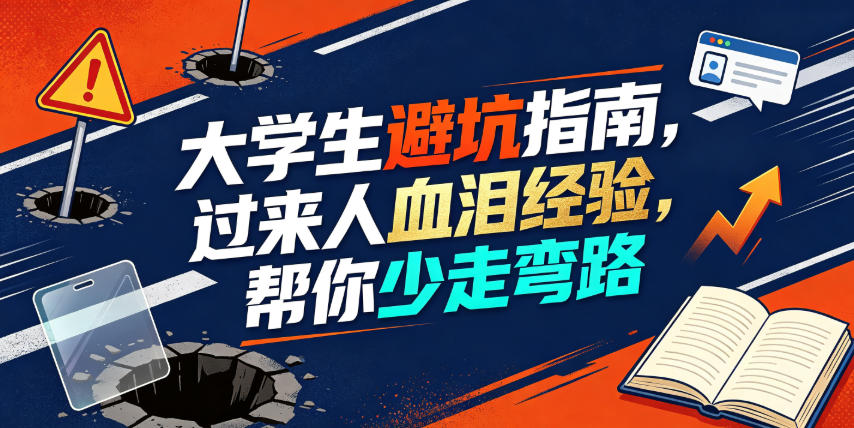 某公众号付费文章:大学生避坑指南,过来人血泪经验,帮你少走弯路-靠谱项目库