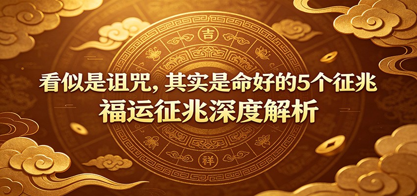 付费文章:《看似是诅咒,其实是命好的5个征兆》福运征兆深度解析-靠谱项目库