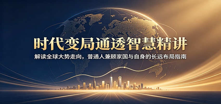 时代变局通透智慧精讲：解读全球大势走向，普通人兼顾家国与自身的长远布局指南-靠谱项目库