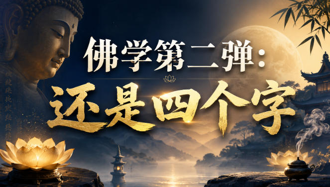 付费文章:佛学第二弹:还是四个字-靠谱项目库